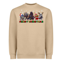 Mushroom merry christmas gnomies Heavyweight Sweatshirt - CowGirlArtShop