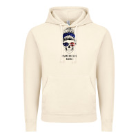 Vintage Artic American Stars, American Flag Patterned Mom Skull Vintage Hoodie - Bettercallsaul