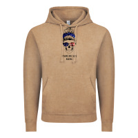 Vintage Coffee American Stars, American Flag Patterned Mom Skull Vintage Hoodie - Bettercallsaul
