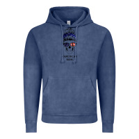 Vintage Denim American Stars, American Flag Patterned Mom Skull Vintage Hoodie - Bettercallsaul