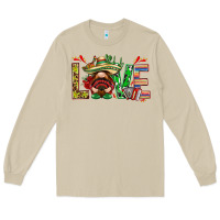 Mushroom Mexico love with gnome Long Sleeve Tee - NancyCooperArtShop
