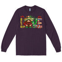 Plum Mexico love with gnome Long Sleeve Tee - NancyCooperArtShop
