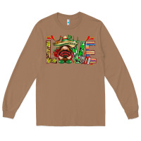 Toasted Coconut Mexico love with gnome Long Sleeve Tee - NancyCooperArtShop