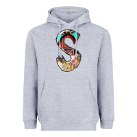 Heather Grey farm life alphabet lowercase letters s Heavyweight Hoodie - BundleAndBundleShop