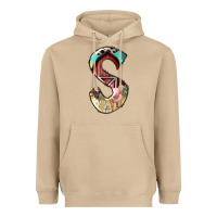Mushroom farm life alphabet lowercase letters s Heavyweight Hoodie - BundleAndBundleShop
