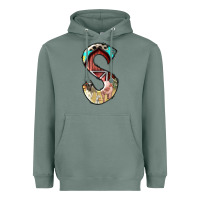 Sage farm life alphabet lowercase letters s Heavyweight Hoodie - BundleAndBundleShop