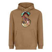 Farm Life Alphabet Lowercase Letters S Heavyweight Hoodie | Teevron