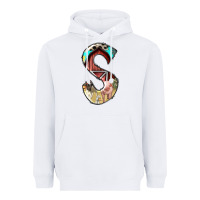 White farm life alphabet lowercase letters s Heavyweight Hoodie - BundleAndBundleShop