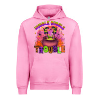 Fuchsia Pink hubble bubble trouble Urban Hoodie - Artiststas