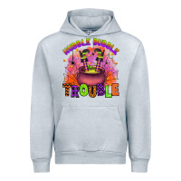Heather Grey hubble bubble trouble Urban Hoodie - Artiststas