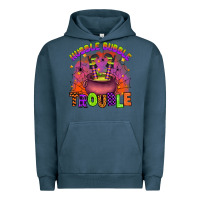 Pigment Midnight Navy hubble bubble trouble Urban Hoodie - Artiststas