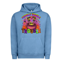 Pigment Pebble Blue hubble bubble trouble Urban Hoodie - Artiststas