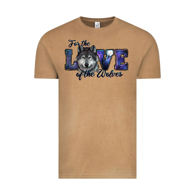 For The Love Of The Wolves Vintage Tee by RanaPortraitStore | Teevron