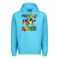 Ocean Blue Perfectly unique Autism Awareness Day Premium Hoodie - FaDigitalArtStudio