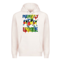 Pale Pink Perfectly unique Autism Awareness Day Premium Hoodie - FaDigitalArtStudio