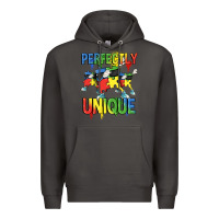 Smoke Perfectly unique Autism Awareness Day Premium Hoodie - FaDigitalArtStudio