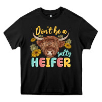 Black dont be a salty heifer Heavy Core Tee - MaliasSmallBusiness
