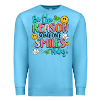 Ocean Blue be the reason someone smiles today Premium Sweatshirt - LillyAllenDesigns