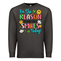 Smoke be the reason someone smiles today Premium Sweatshirt - LillyAllenDesigns