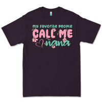 Plum my favorite people call me nana Premium Tee - MaliasSmallBusiness