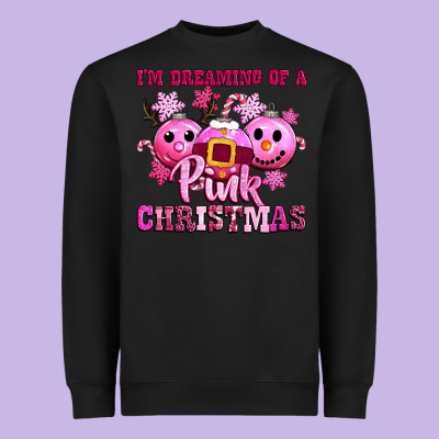 Iam Dreaming Of A Christmas Heavyweight Sweatshirt Designed By Cowgirlartshop