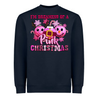 Navy iam dreaming of a christmas Heavyweight Sweatshirt - CowGirlArtShop
