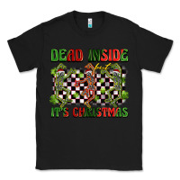 Black dead inside but it's christmas dancing skeletons Classic Tee - BarkalooDesign
