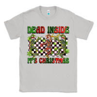 Moon Dust dead inside but it's christmas dancing skeletons Classic Tee - BarkalooDesign