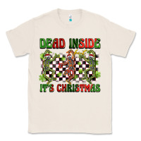 Natural dead inside but it's christmas dancing skeletons Classic Tee - BarkalooDesign