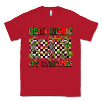 Red dead inside but it's christmas dancing skeletons Classic Tee - BarkalooDesign