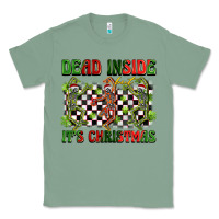 Sage dead inside but it's christmas dancing skeletons Classic Tee - BarkalooDesign
