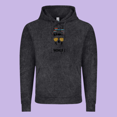 Western Glitter Aztec Patterned Mom Skull Vintage Hoodie Designed By Bettercallsaul