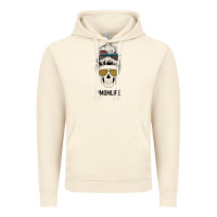 Vintage Artic Western Glitter Aztec Patterned Mom Skull Vintage Hoodie - Bettercallsaul