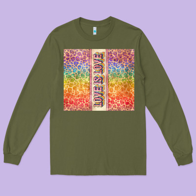 Love Is Love Pride Lgbtq+ Long Sleeve Tee Designed By Nancycooperartshop