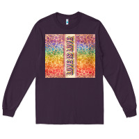 Plum Love is love Pride LGBTQ+ Long Sleeve Tee - NancyCooperArtShop