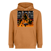 Meerkat american firefighters seamless pattern Heavyweight Hoodie - BundleAndBundleShop