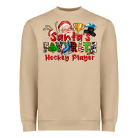 Mushroom santas favorite hockey player Heavyweight Sweatshirt - CowGirlArtShop