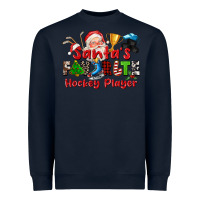 Navy santas favorite hockey player Heavyweight Sweatshirt - CowGirlArtShop