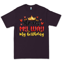 Plum my day my way my birthday Premium Tee - MaliasSmallBusiness