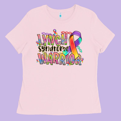 Lynch Syndrome Warrior Ladies Tee Designed By Nancycooperartshop