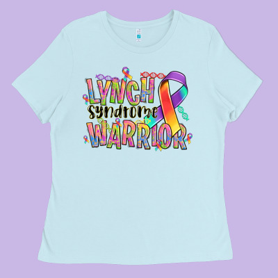 Lynch Syndrome Warrior Ladies Tee Designed By Nancycooperartshop
