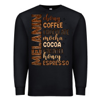 Black melanin shades of brown Premium Sweatshirt - LillyAllenDesigns