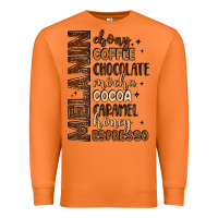 Carrot melanin shades of brown Premium Sweatshirt - LillyAllenDesigns