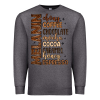 Charcoal Heather melanin shades of brown Premium Sweatshirt - LillyAllenDesigns