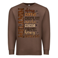 Chestnut melanin shades of brown Premium Sweatshirt - LillyAllenDesigns