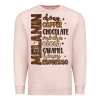 Pale Pink melanin shades of brown Premium Sweatshirt - LillyAllenDesigns