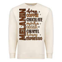 Sandshell melanin shades of brown Premium Sweatshirt - LillyAllenDesigns