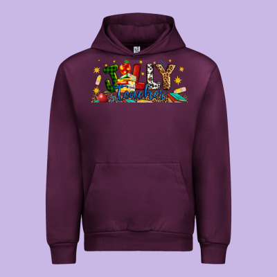 Christmas Jolly Teacher Urban Hoodie Designed By Artiststas