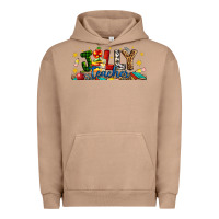 Pigment Burro Christmas Jolly Teacher Urban Hoodie - Artiststas
