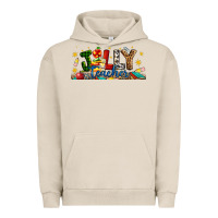 Pigment French Oak Christmas Jolly Teacher Urban Hoodie - Artiststas
